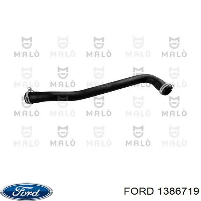 1386719 Ford шланг (патрубок радиатора охлаждения верхний)
