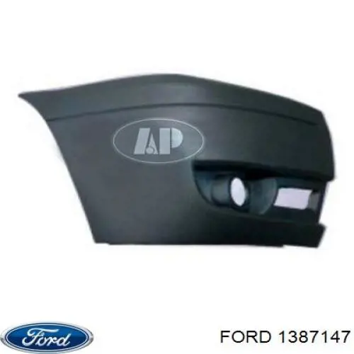 1437091 Ford бампер передний, правая часть