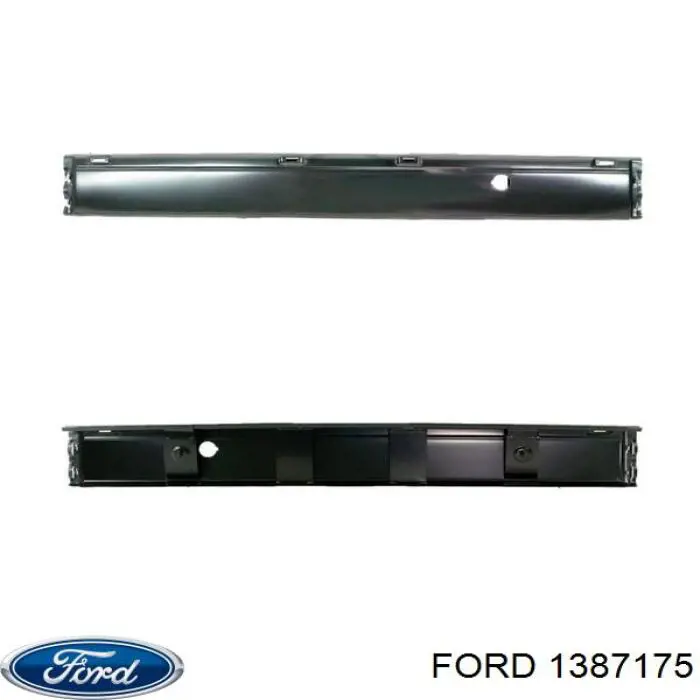 1387175 Ford бампер задний, центральная часть