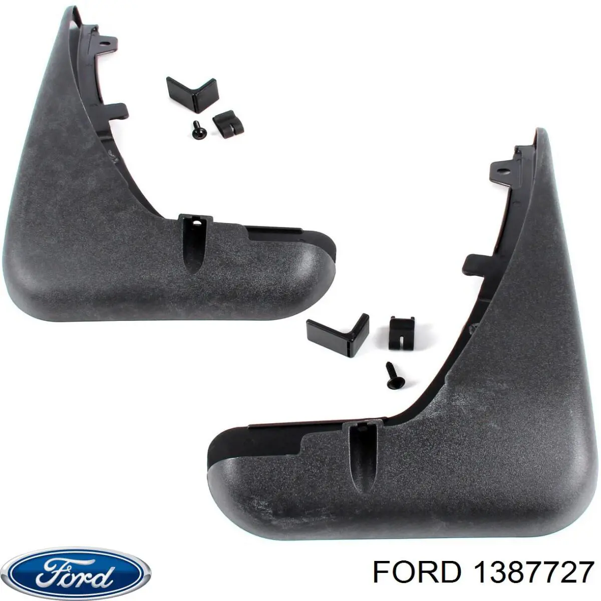 Брызговики передние, комплект на Ford Focus II 