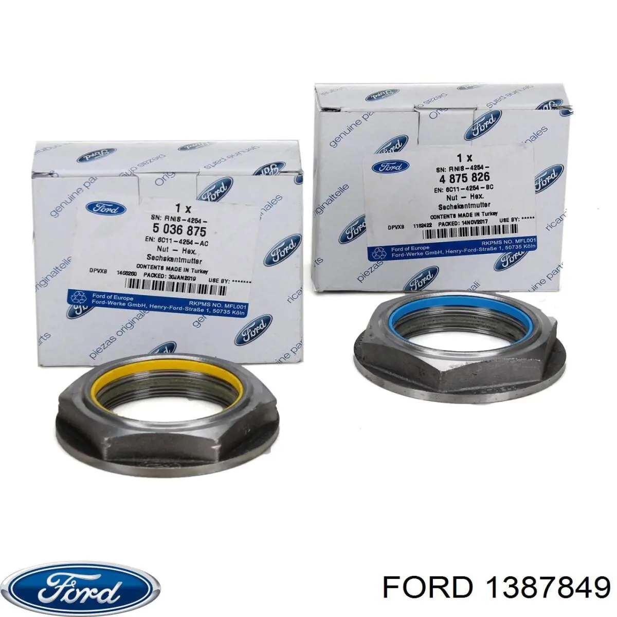 Прокладка фланца задней полуоси Ford 1387849 цена, от 32.74 USD