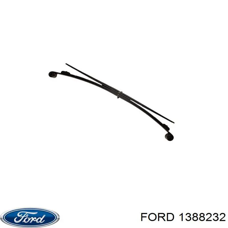 1388232 Ford suspensão de lâminas traseiro