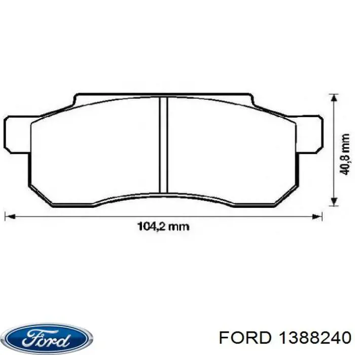 1487332 Ford рессора задняя