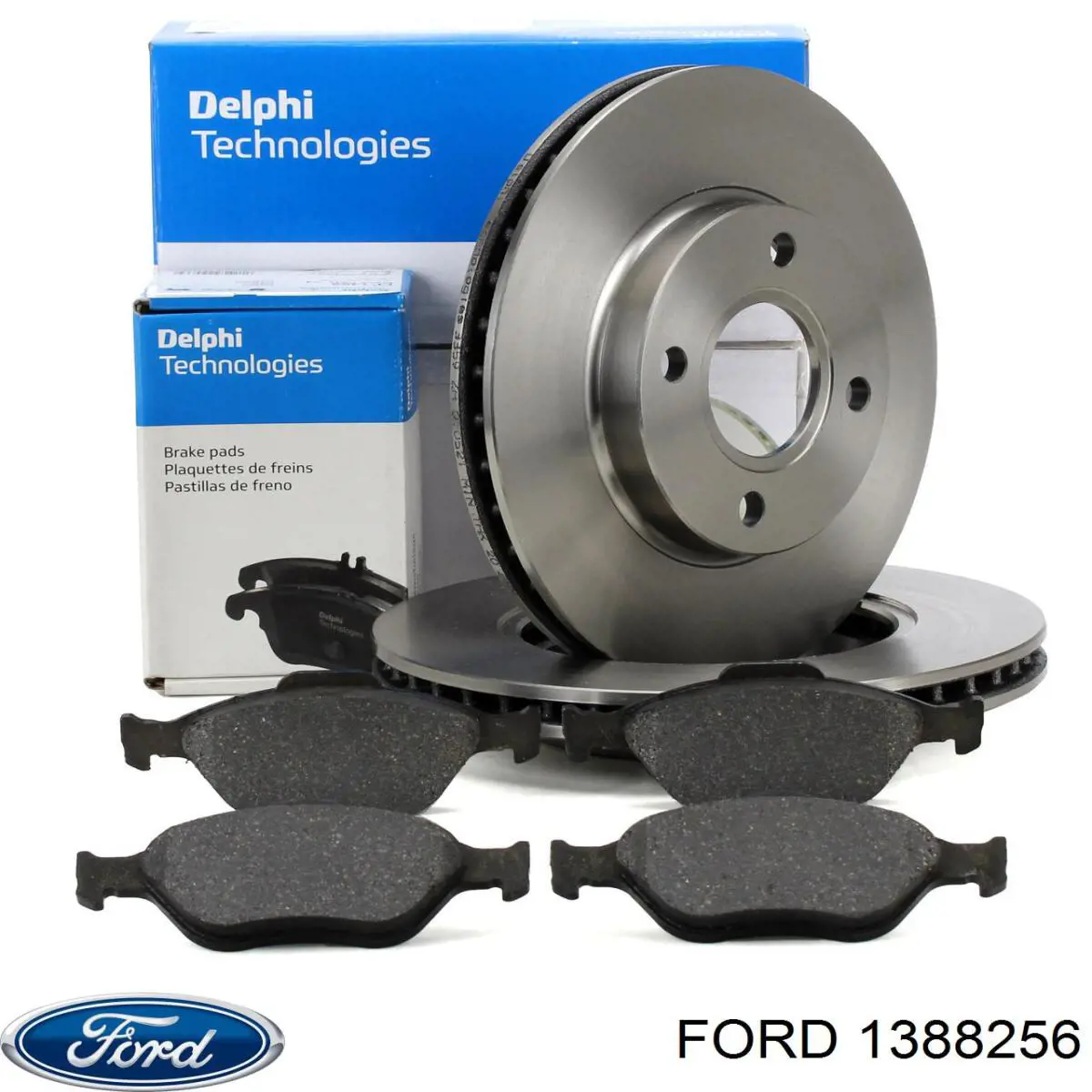 Передние тормозные диски 1388256 Ford