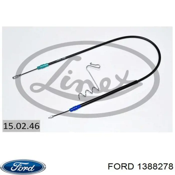 Трос стояночного тормоза задний правый Ford 1388278 цена, от 9.90 USD