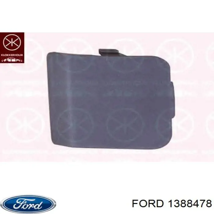 1388478 Ford Передняя заглушка бампера буксировочного крюка