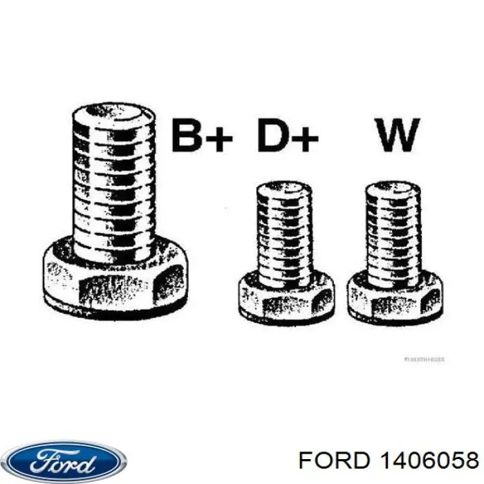 Генератор 1406058 Ford