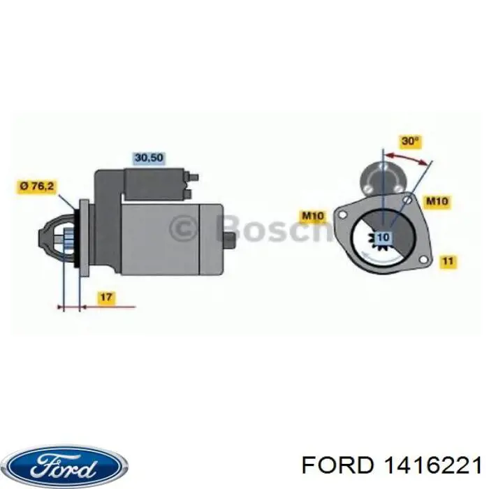Купить 1416221 Ford Стартер