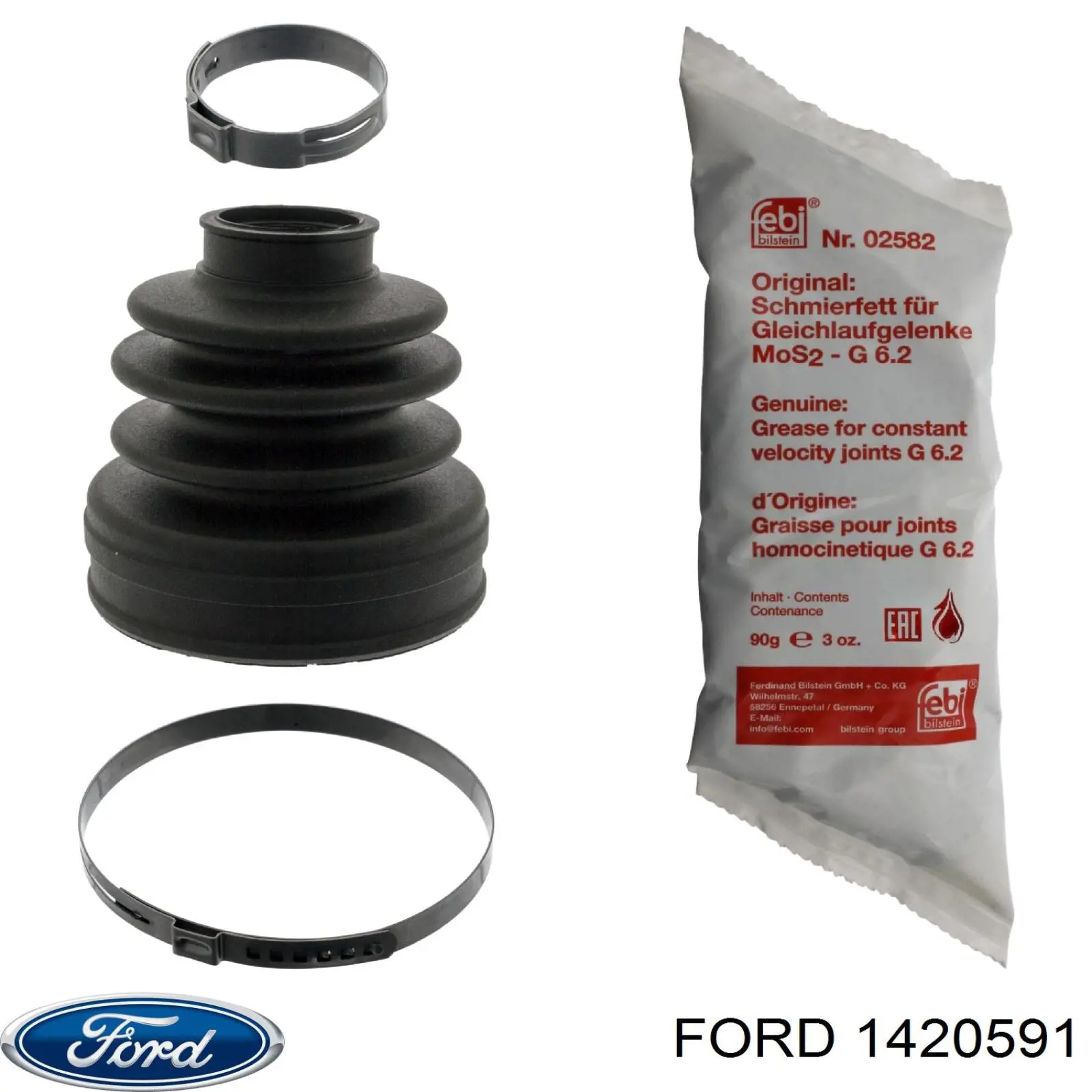 Пыльник ШРУСа внутренний, передней полуоси Ford 1420591