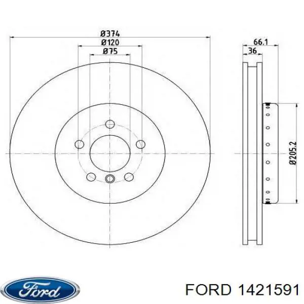 Маслонасос Ford 1052397