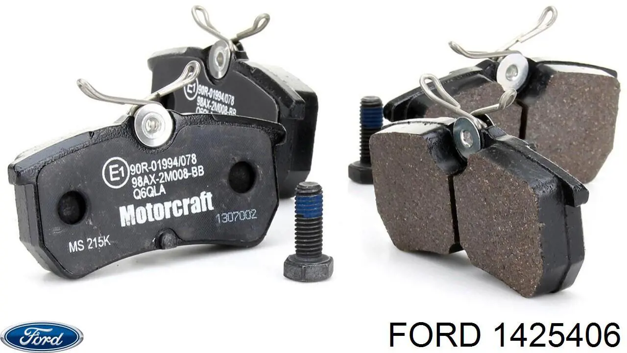 1425406 Ford Колодки передние