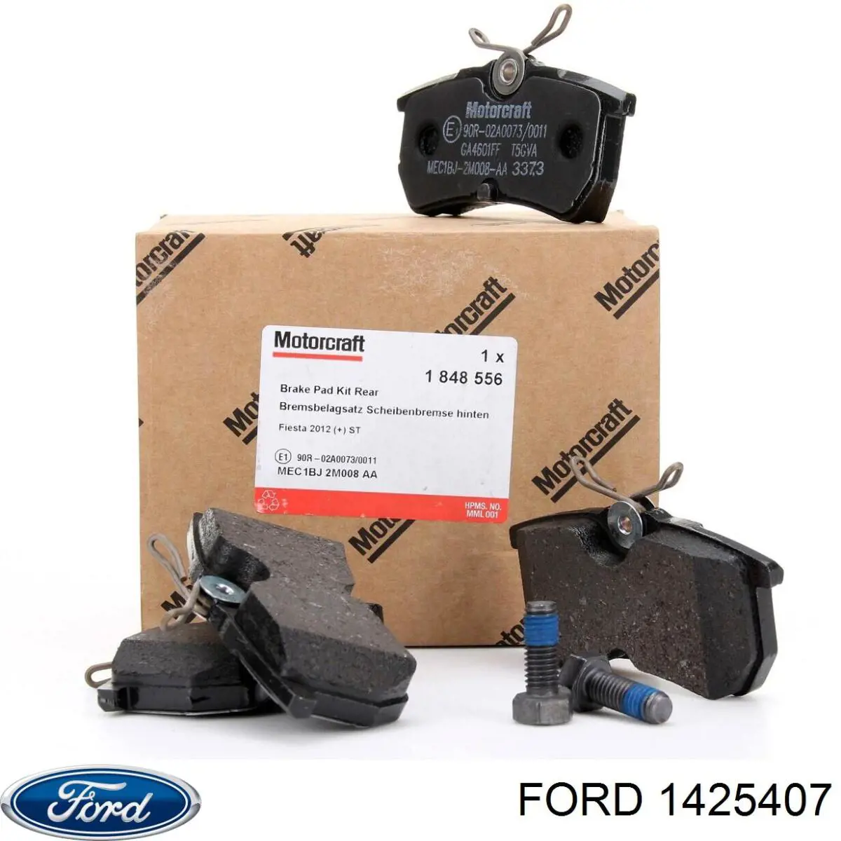 1425407 Ford Колодки тормозные дисковые комплект