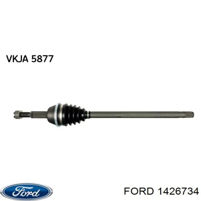 Полуось передняя 1522566 Ford