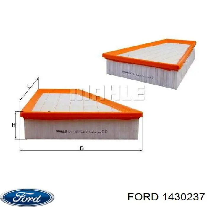 1430237 Ford воздушный фильтр
