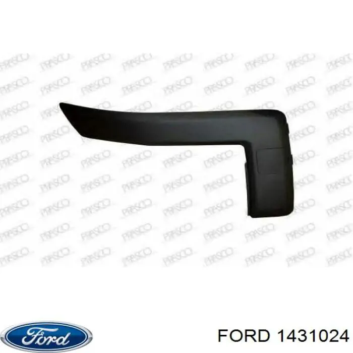1431024 Ford молдинг бампера переднего правый