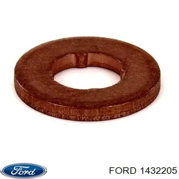 1432205 Ford кольцо (шайба форсунки инжектора посадочное)