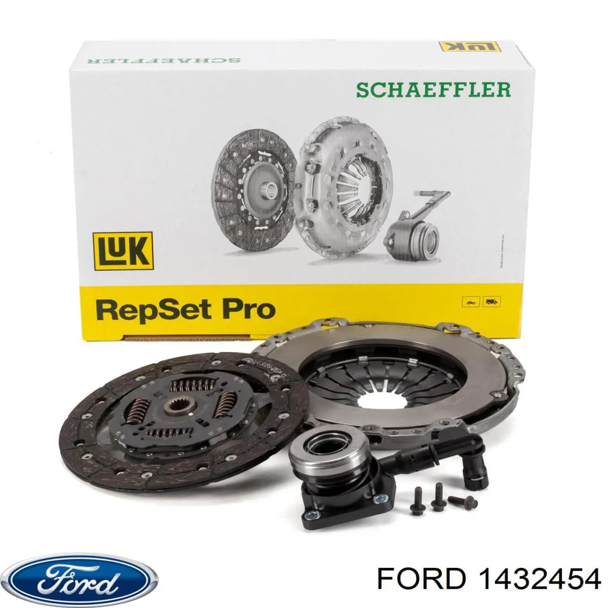 Купить 1432454 Ford Комплект сцепления (диск, корзина, подшипник)
