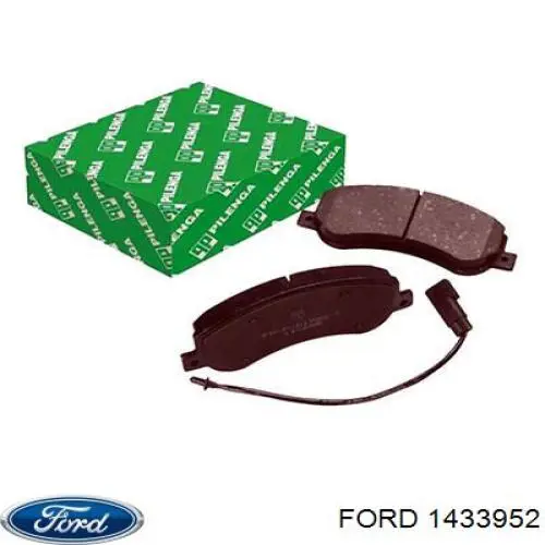 Передние тормозные колодки 1433952 Ford