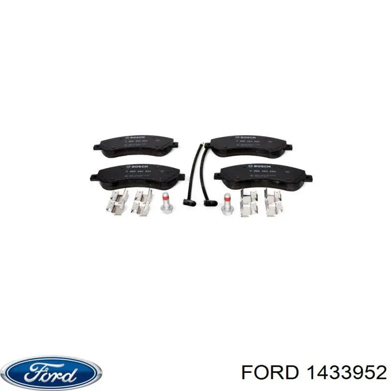 Передние тормозные колодки 1433952 Ford