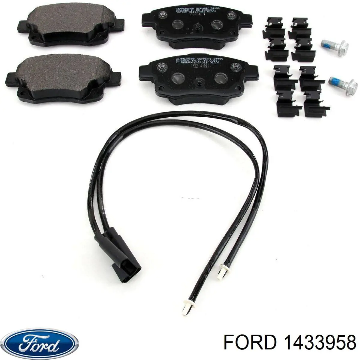Задние дисковые колодки Ford 1433958