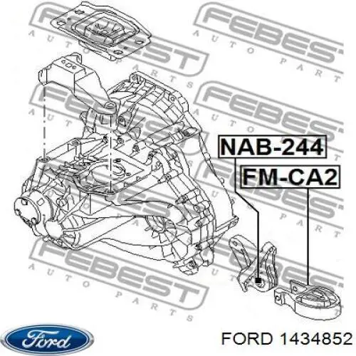 Задняя опора двигателя Ford 1434852 цена, от 40.25 USD
