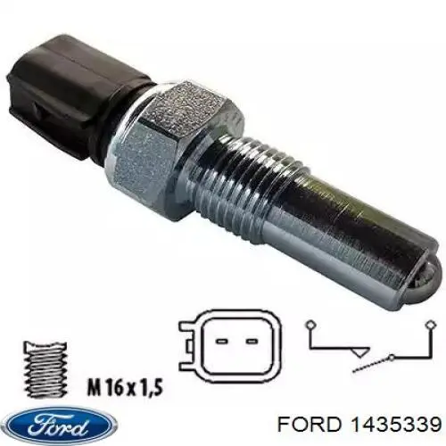 1435339 Ford sensor de ativação das luzes de marcha à ré