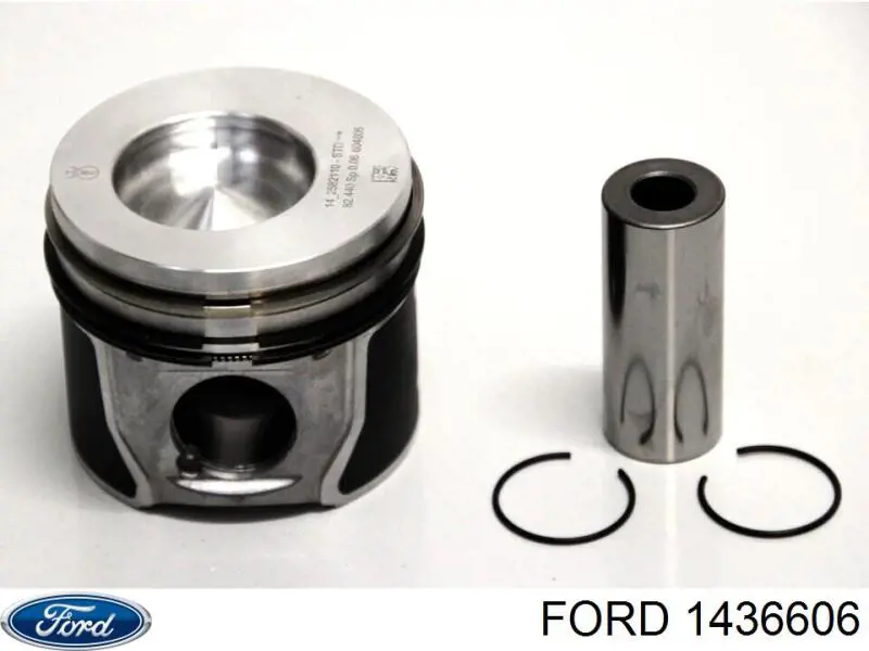Поршень в комплекте на 1 цилиндр, STD Ford 1436606