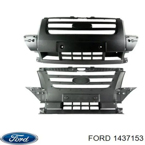 1437153 Ford центральная часть переднего бампера