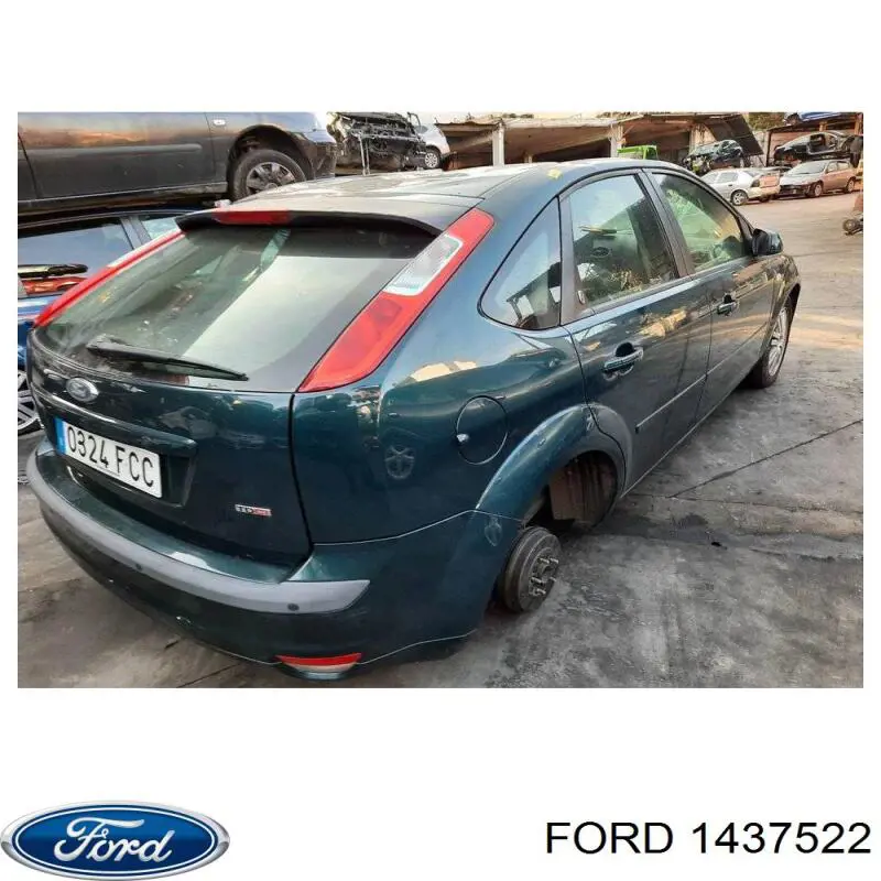 1385692 Ford fecho da porta traseira esquerda