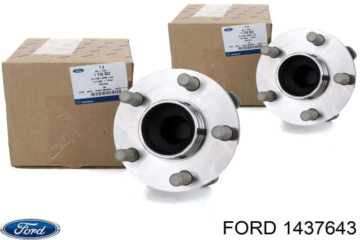Ступицы передних колес Ford 1437643 цена, от 70.23 USD