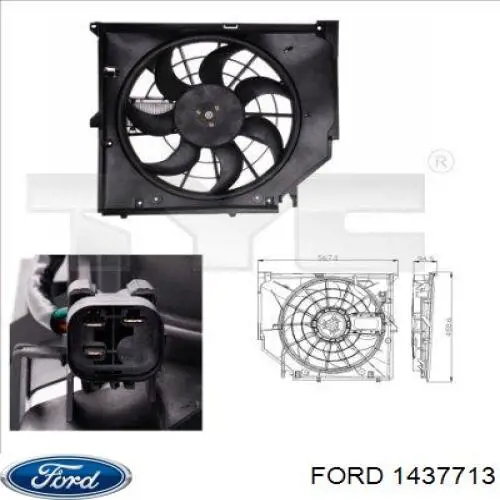 1481787 Ford Блок кнопочных переключателей рулевого колеса