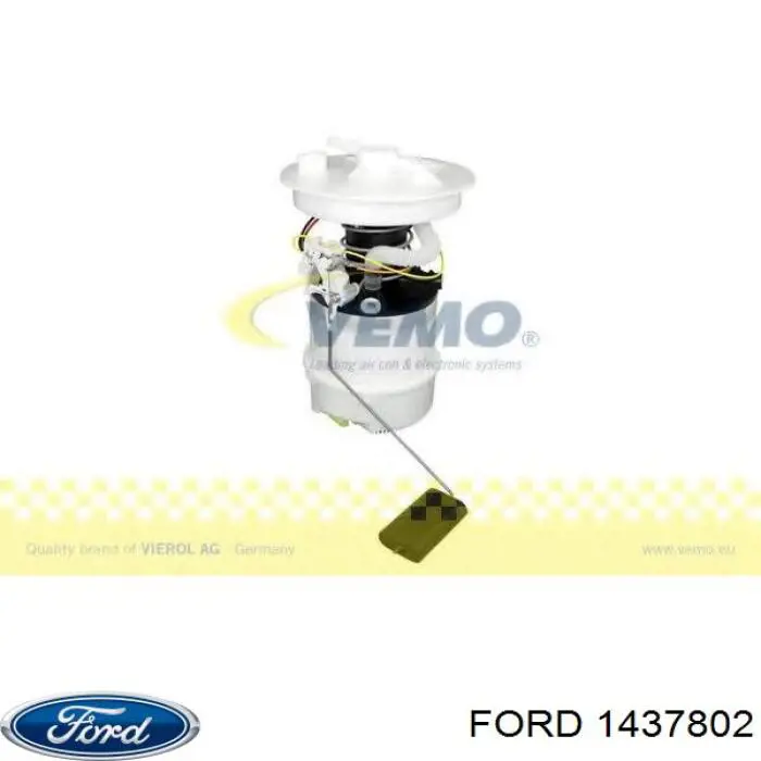 1437802 Ford электровентилятор охлаждения в сборе (мотор+крыльчатка)