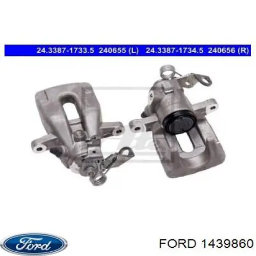 Тормозной суппорт правый задний Ford 1439860 цена, от 62.60 USD