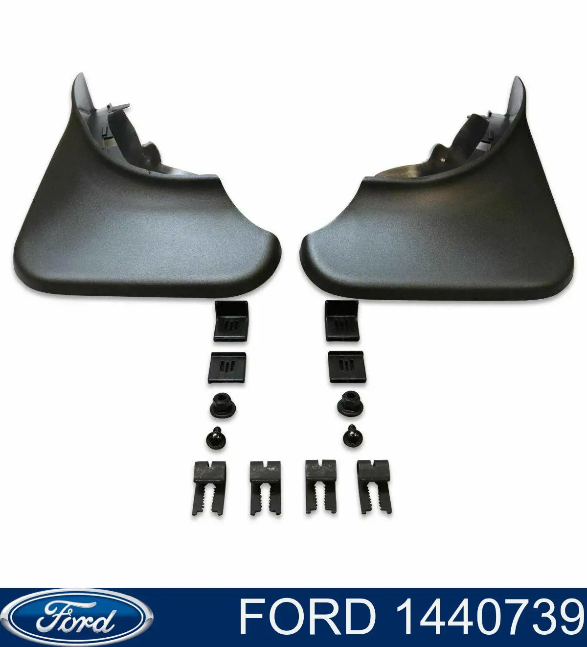 Брызговики задние, комплект на Ford Mondeo IV CA2