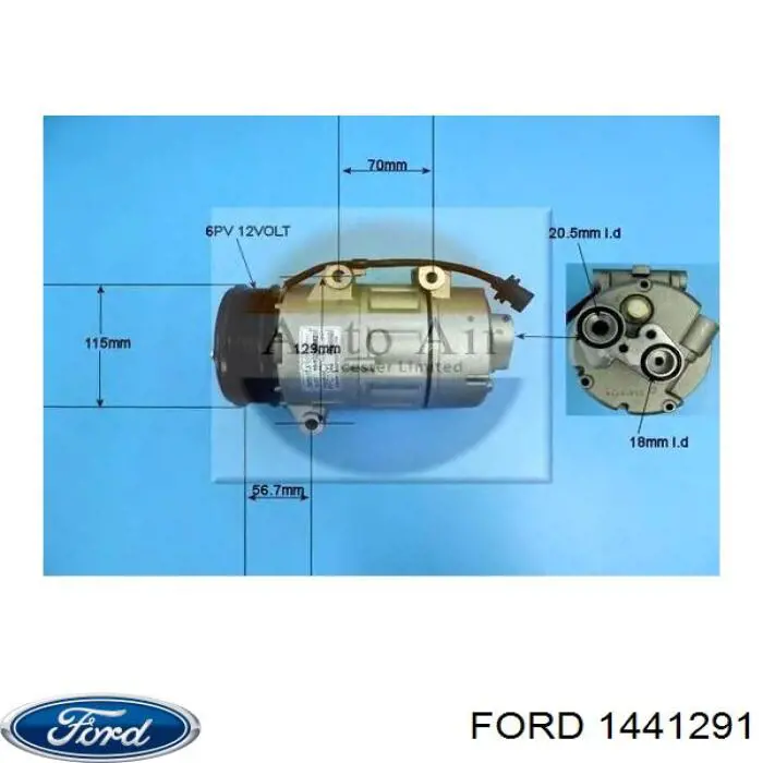 1441291 Ford Компрессор хладагента