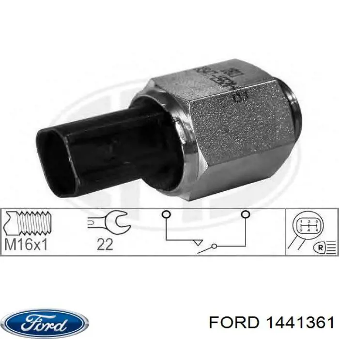 1441361 Ford датчик включения фонарей заднего хода