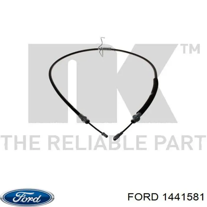 Купить 1441581 Ford Трос стояночного тормоза задний левый