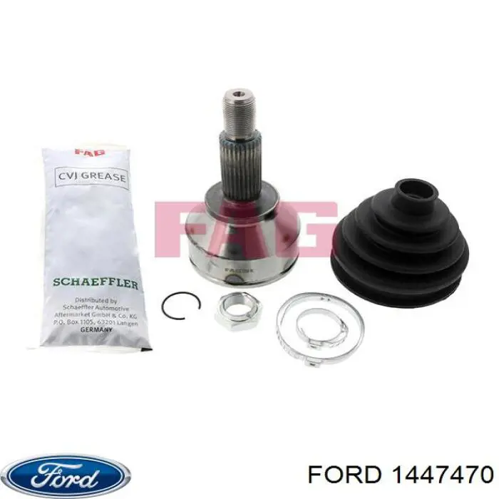 1447470 Ford Полуось передняя, правая