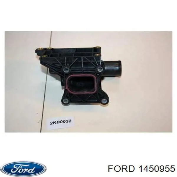 1450955 Ford фланец системы охлаждения (тройник)