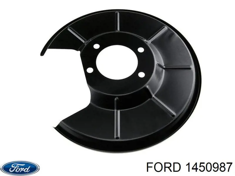 1522945 Ford защита тормозного диска заднего правая