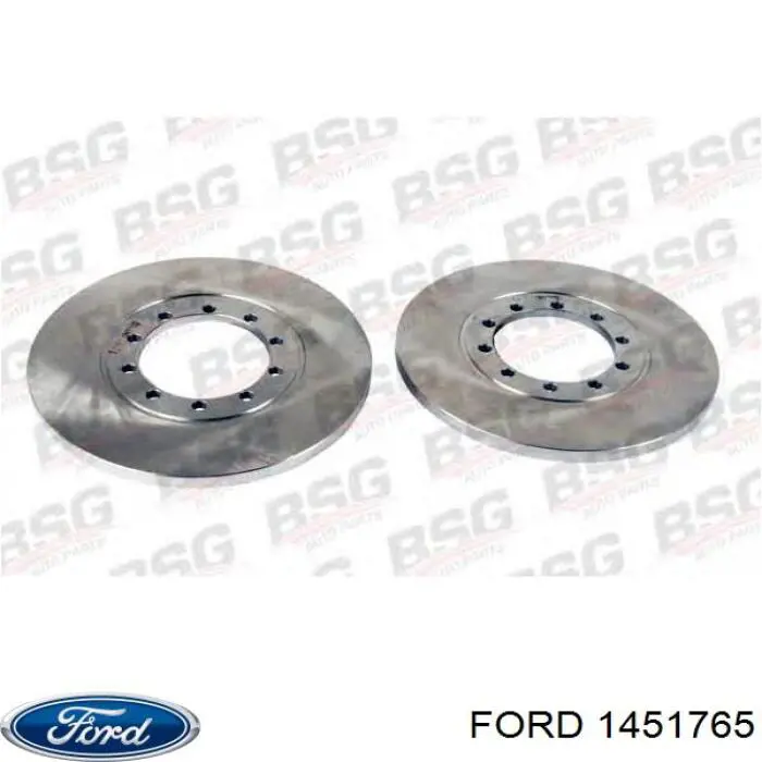 1451765 Ford диск тормозной задний