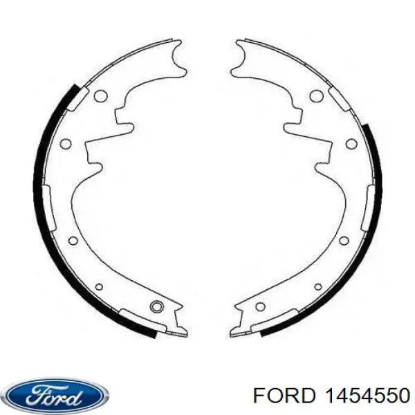 Купить 4442224 Ford Задние барабанные тормозные колодки