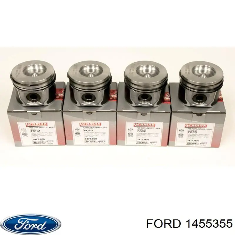 6G9Q6102AA Ford Поршень в комплекте на 1 цилиндр, STD
