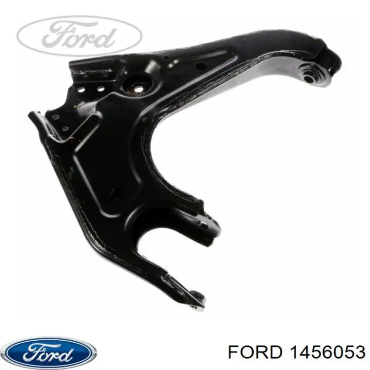 1456053 Ford braço oscilante inferior direito de suspensão dianteira