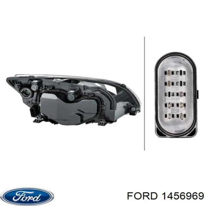 Фара левая Ford 1456969 цена, от 62.43 USD