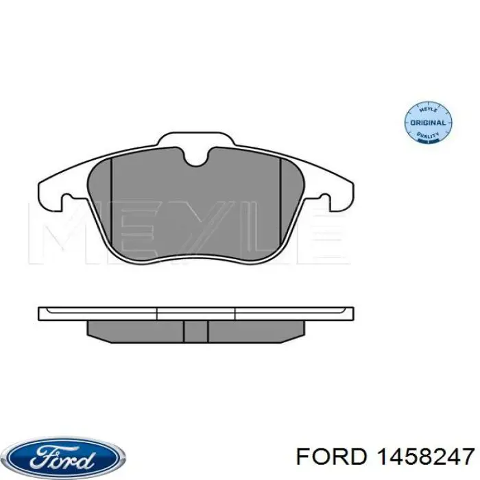 1458247 Ford колодки тормозные передние дисковые