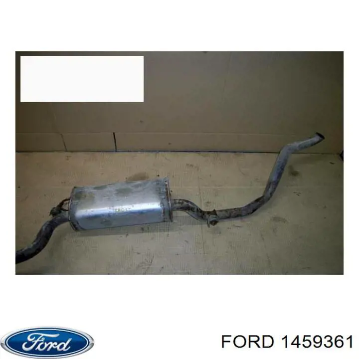 1459361 Ford глушитель, центральная и задняя часть