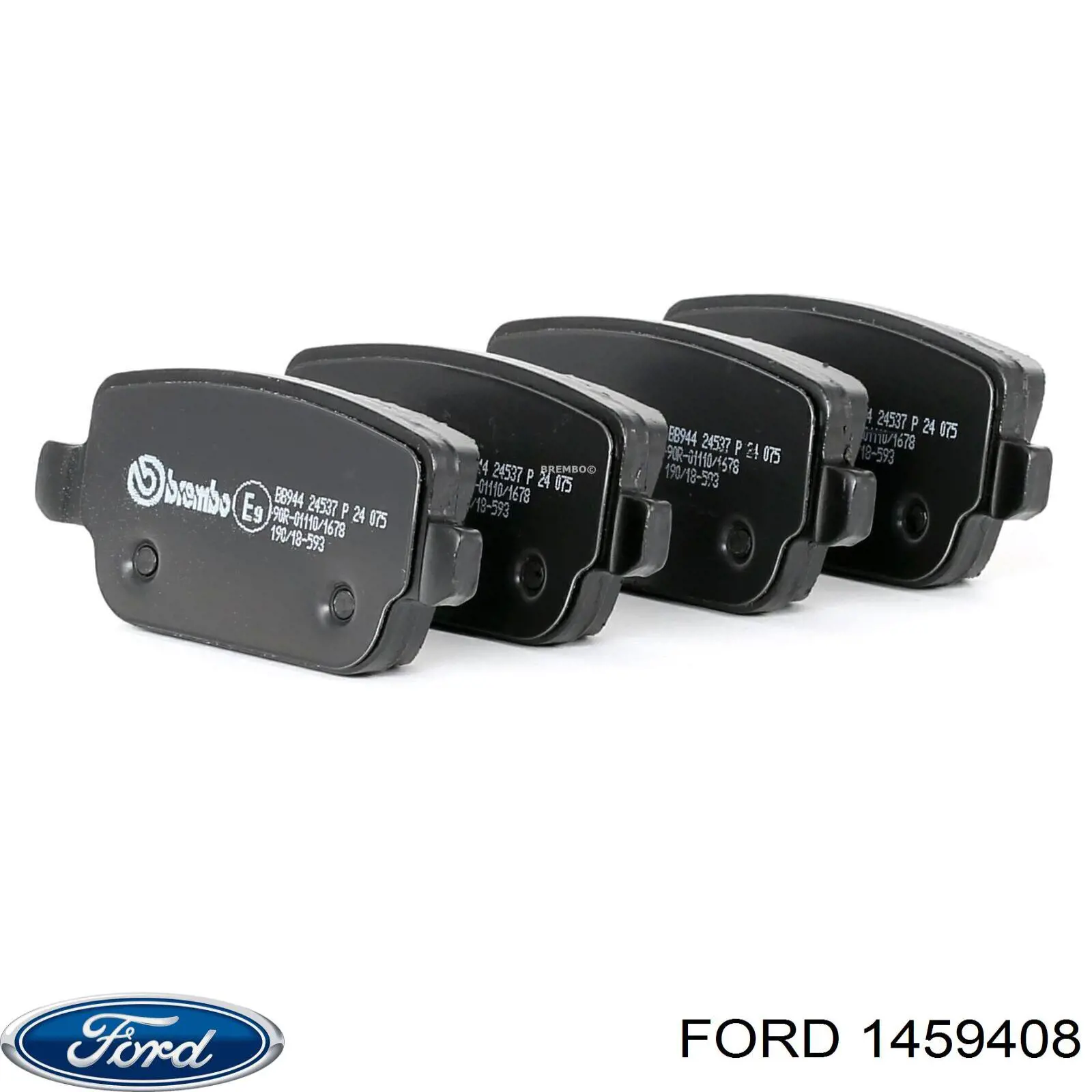Купить 1459408 Ford Колодки тормозные задние, дисковые