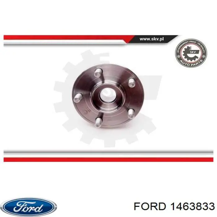 Ступицы передних колес Ford 1463833 цена, от 45.77 USD
