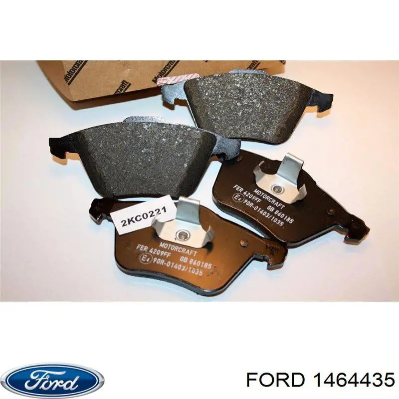 1464435 Ford колодки тормозные передние дисковые